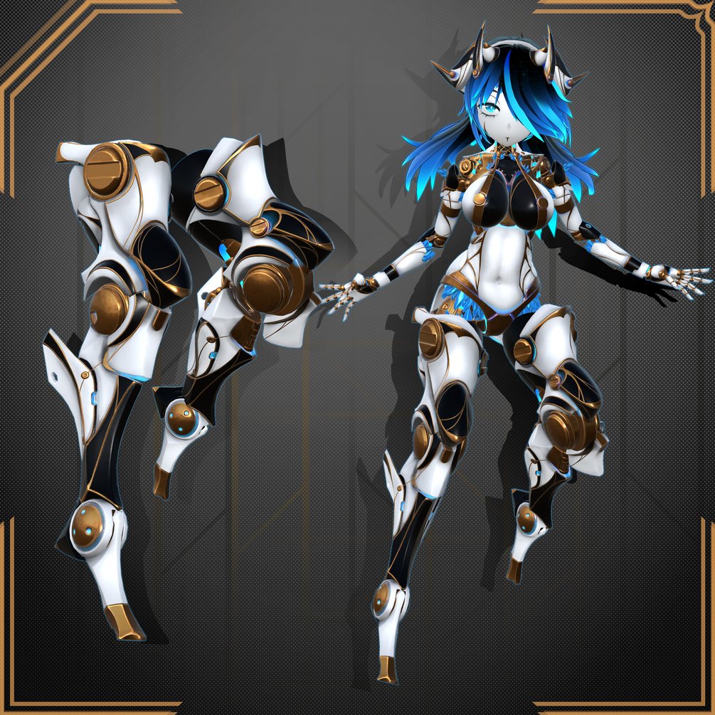 [VRC] [Texture Set] Hexforged Runa