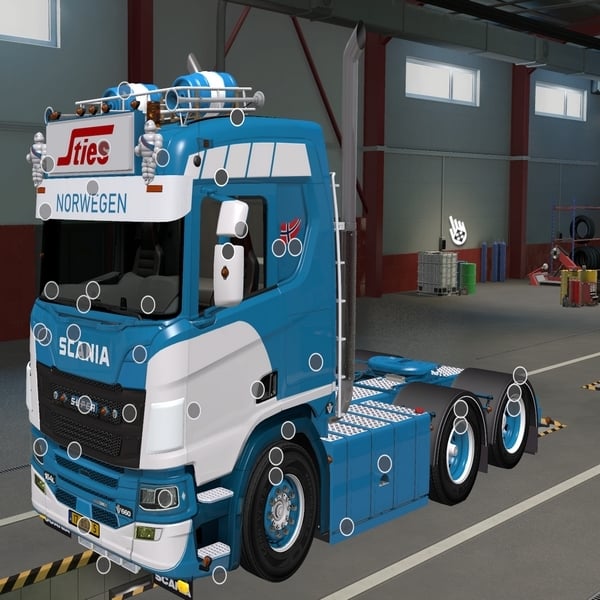 ![Truck mod]! Scania NG S660 V8 Sties Tandem/truck pack by WC007 D3SIGN