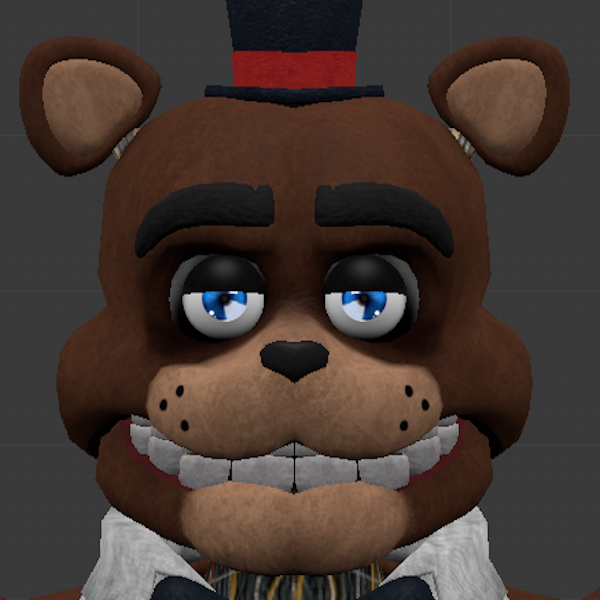 Freddy 'Fergison' Fazbear(3D Model/Vrchat) by Steamboat Nighty