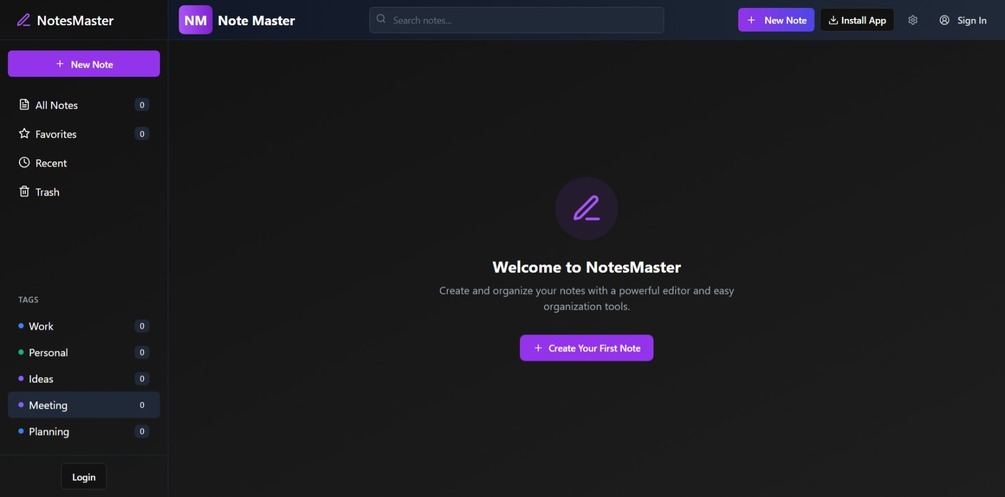 NOTE MASTER PRO