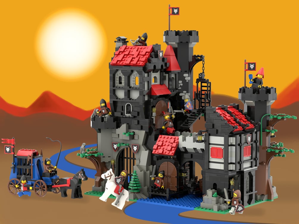 Lego 2024 wolf castle