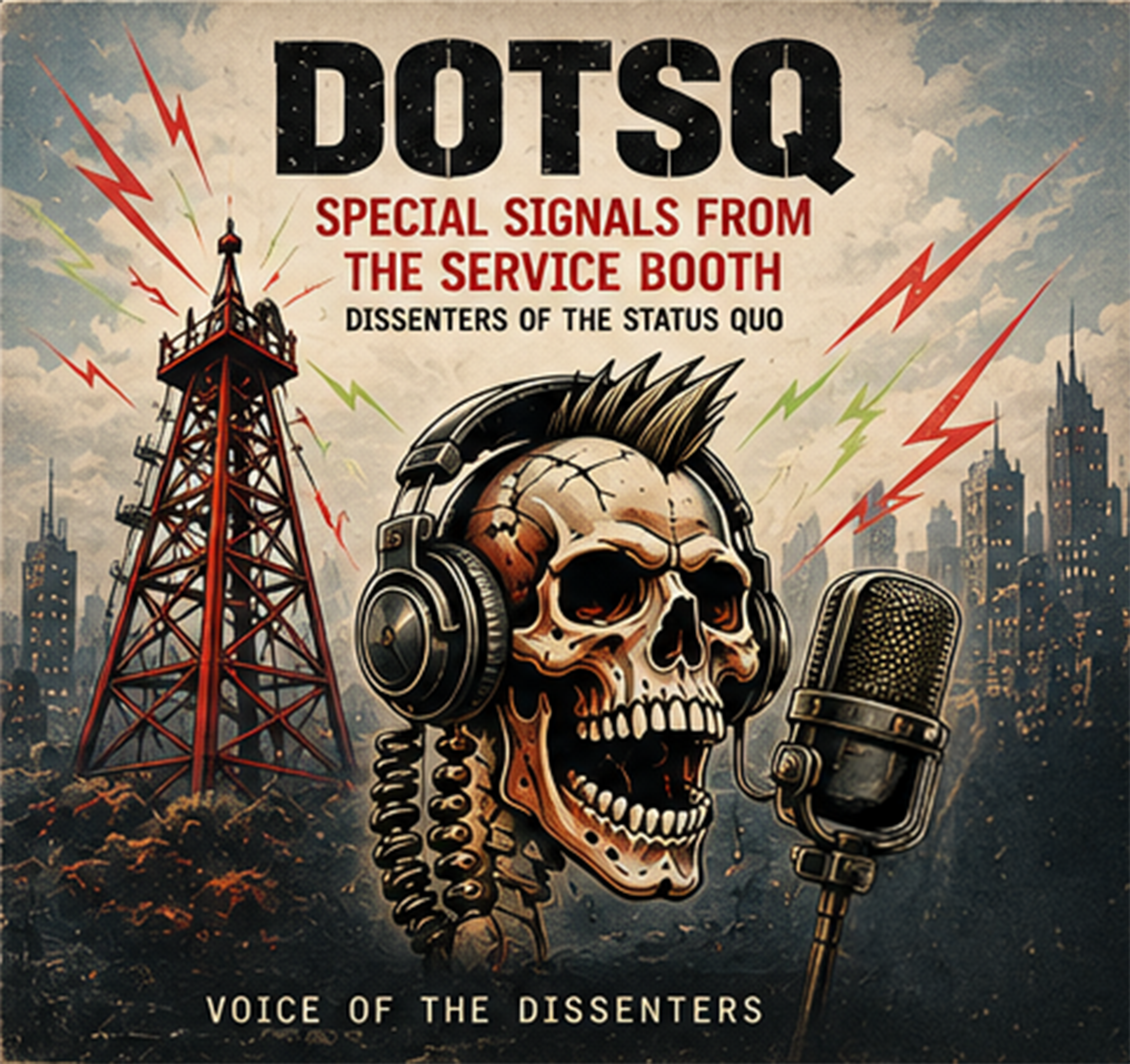 DOTSQ — Special Signals from the Service Booth — Limited Collector's Edition LP cover art