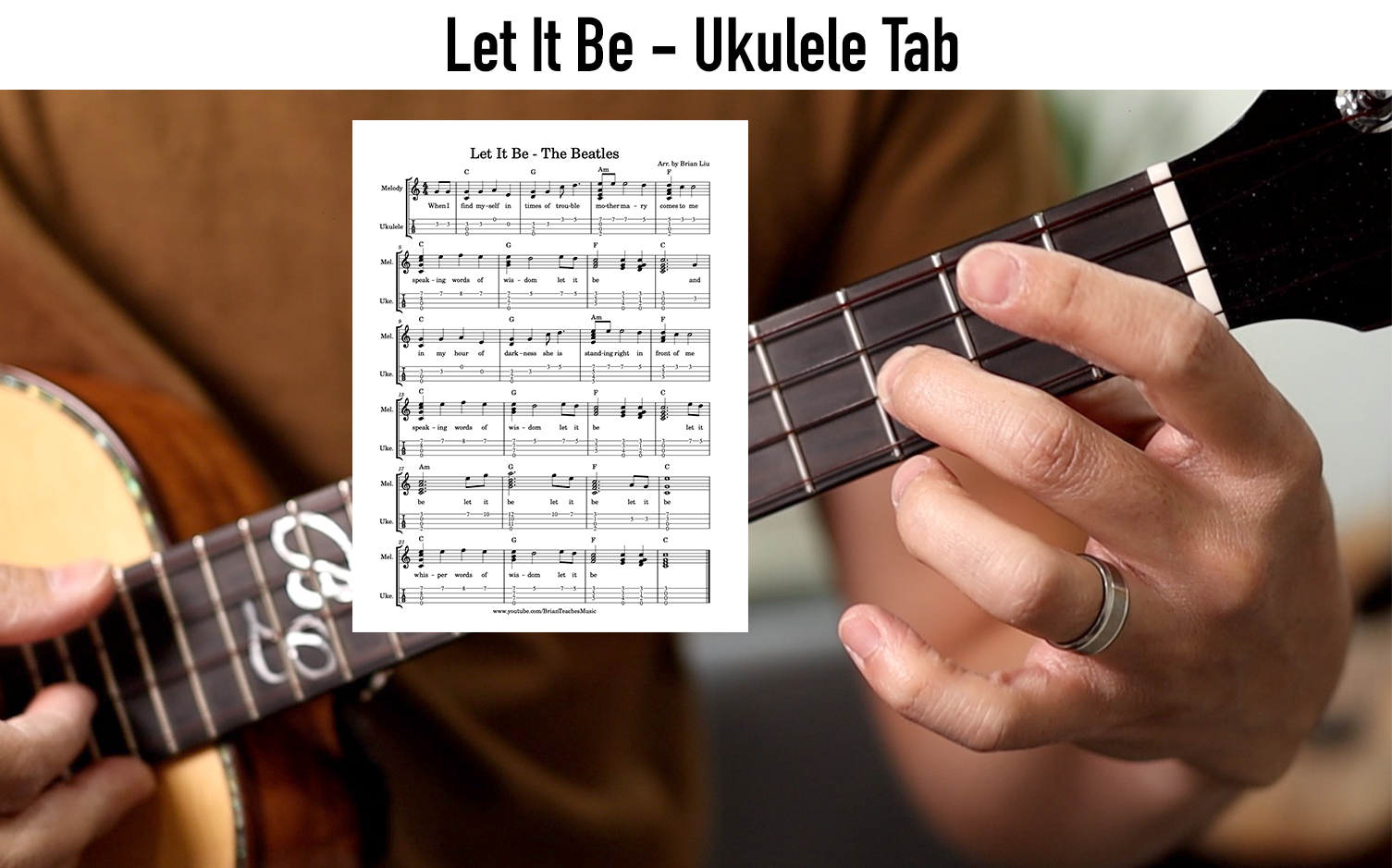 Let it online be ukulele