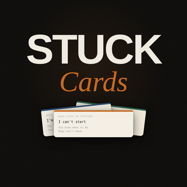 The ADHD Stuck Cards