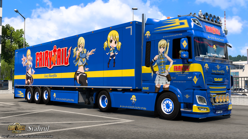 [ETS2] Lucy Heartfilia | Fairy Tail [Combo Skin] by Syahrul Itasha Truckstyling 痛トラック