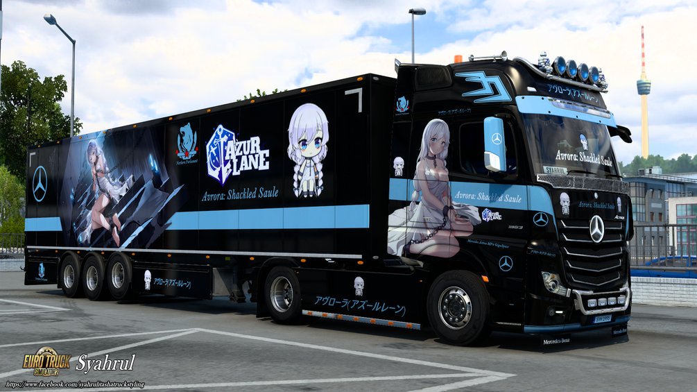 [ETS2] SN Avrora | Azur Lane [Combo Skinpack] by Syahrul Itasha Truckstyling 痛トラック