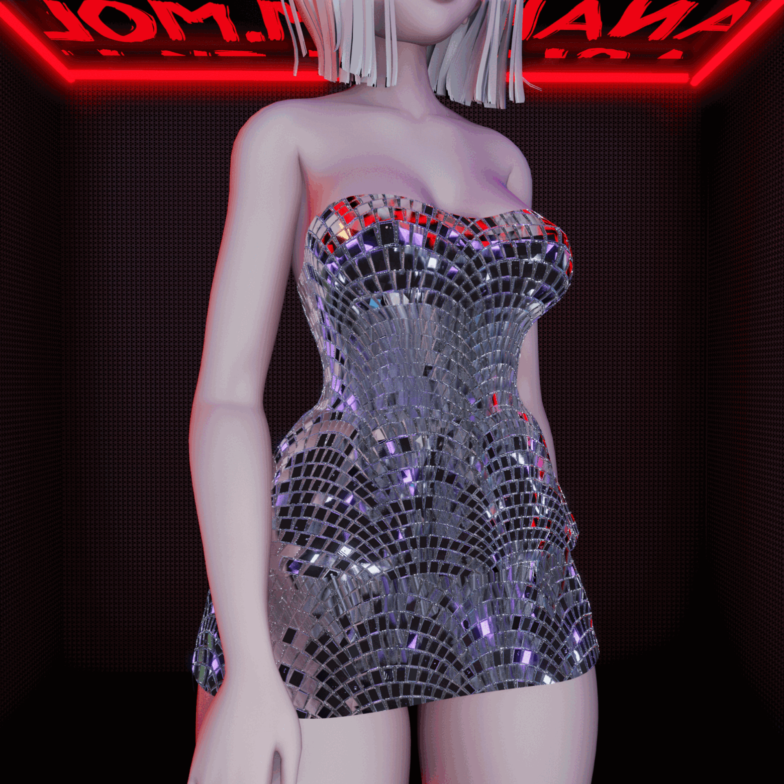 Ruffle Dress | 4 Textures | ZinFit Base