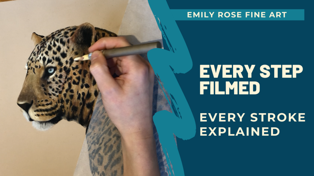 The Best Pastel Paper for Wildlife Drawings - Emily Rose Fine Art