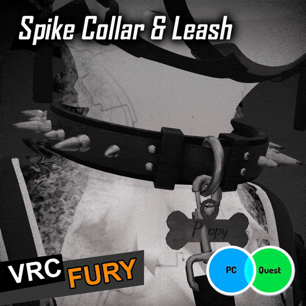 Spike Collar & Leash [VRCHAT]