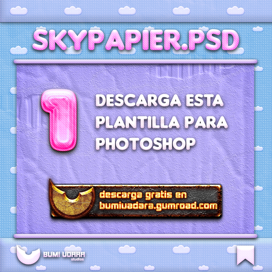 Carrusel skyPapier PSD