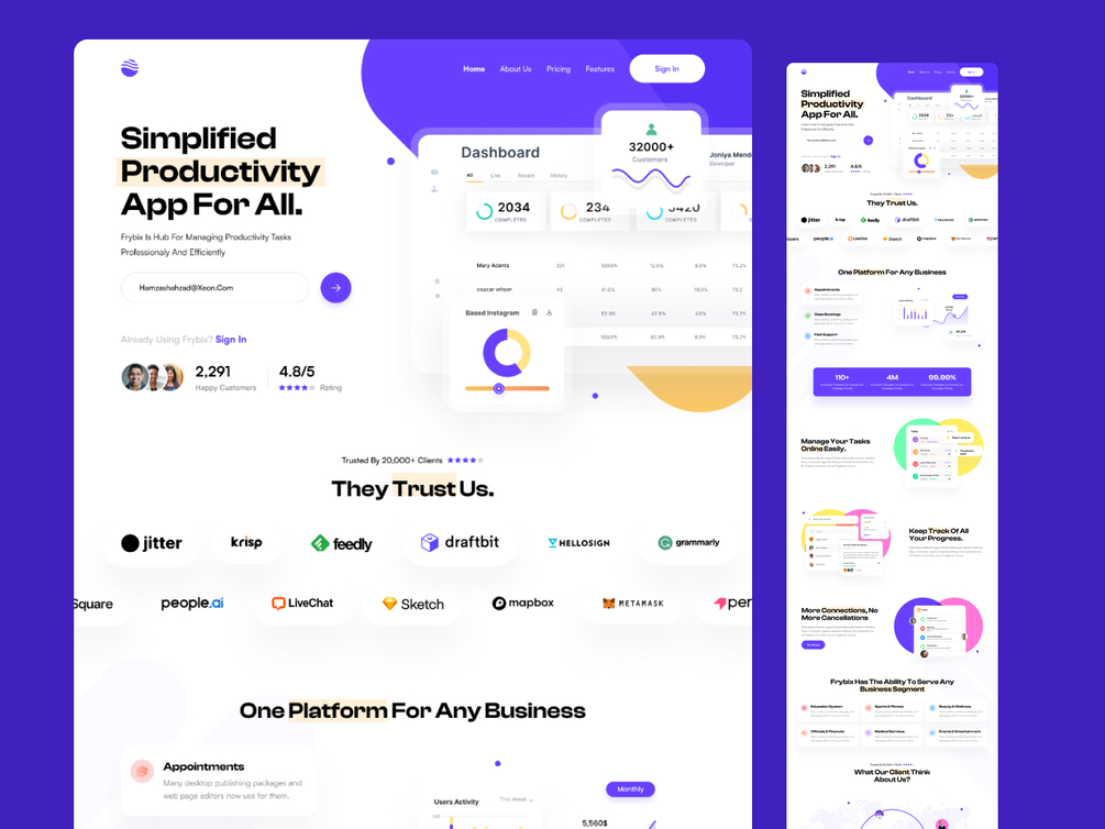 Sage - Landing page - CreativeBizz