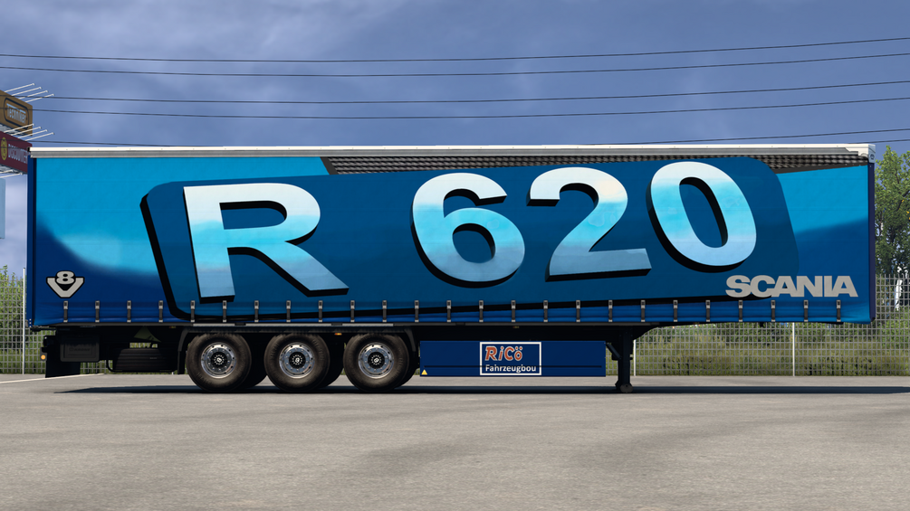 R 620 Scania skin for Krone Profi liner by Sogard3 and dlc .ETS2 by ANGYALFOLDI