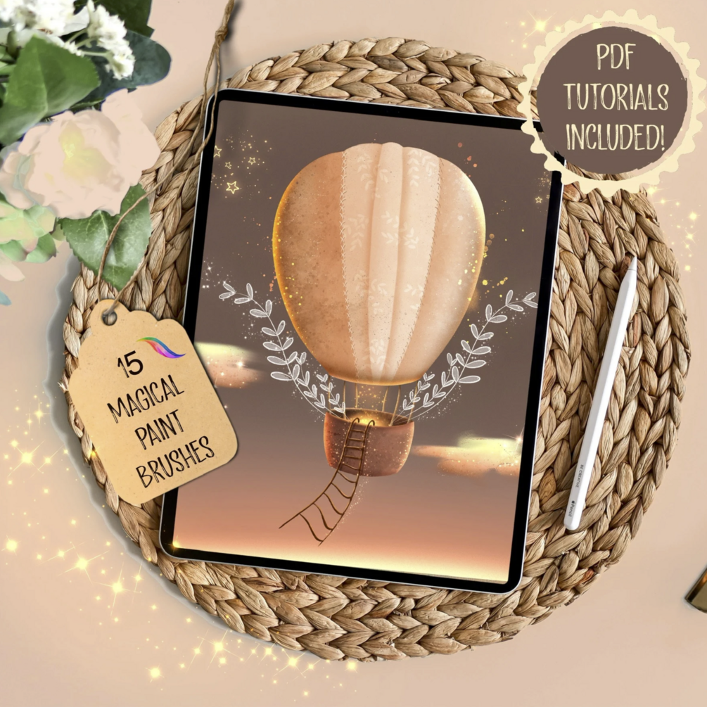 15 Procreate MAGICAL PAINT Brushes pencil pastel brushes procreate