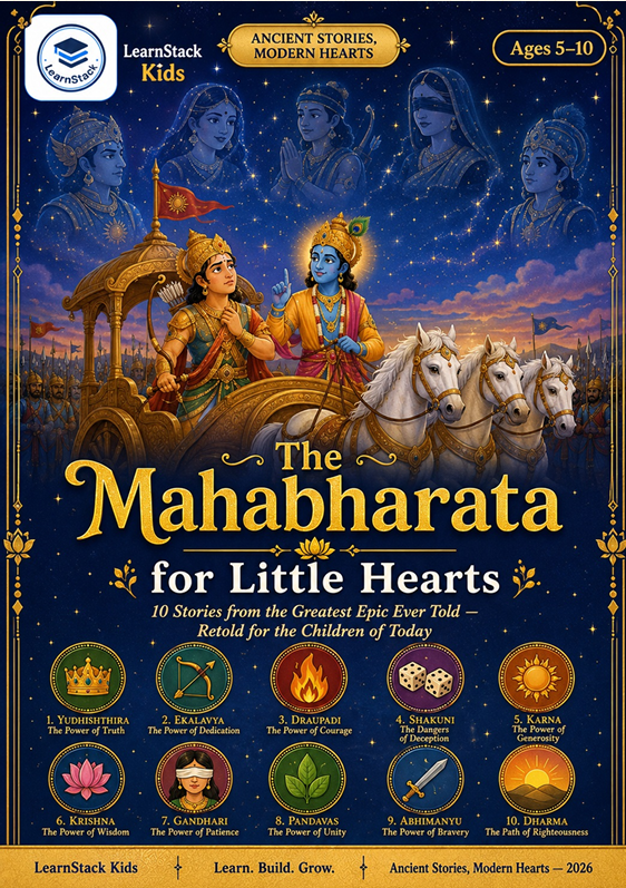 The Mahabharata for Little Hearts — 10 Epic Stories Retold for Children preview image 1