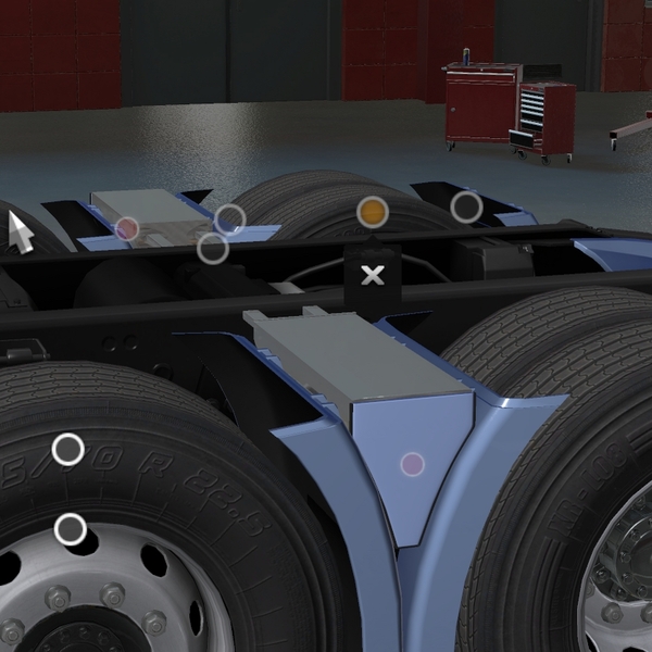 <*[r_light tuning part] Scania NG rear fender Nordic sideskirts by WC007 D3SIGN