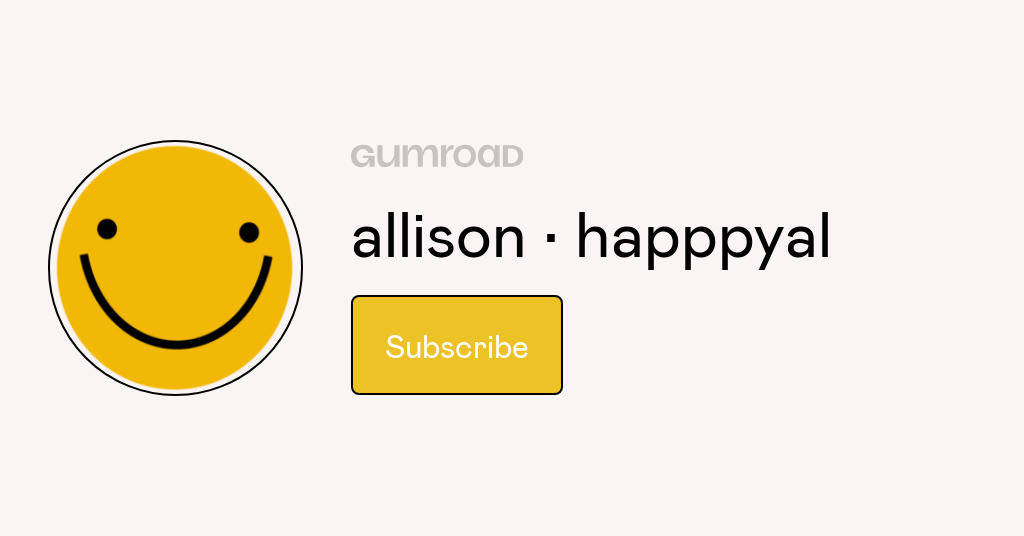 allison • happpyal