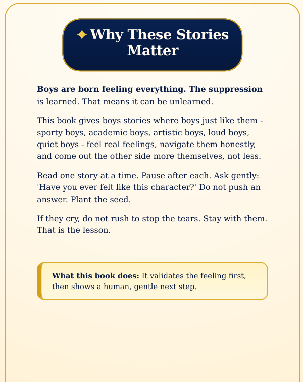 Stories for Boys Who Feel Everything — 10 Emotional Stories for Boys Ages 6–11 preview image 4