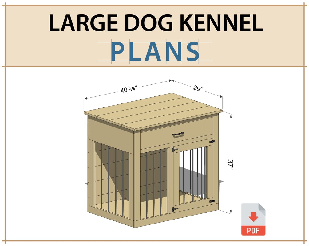 Dog kennel end table plans sale