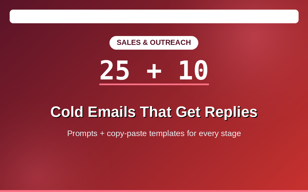 The Cold Email Mastery Pack