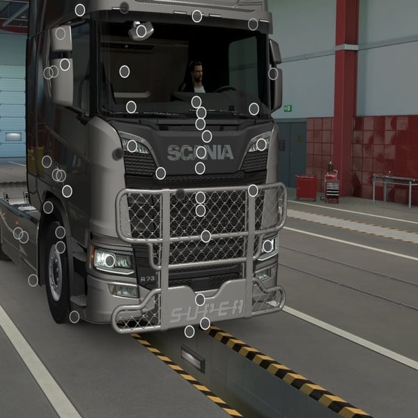 [bull bar tuning part] Scania NG NEW hypro bullbar V2 (SUPER sign) by WC007 D3SIGN