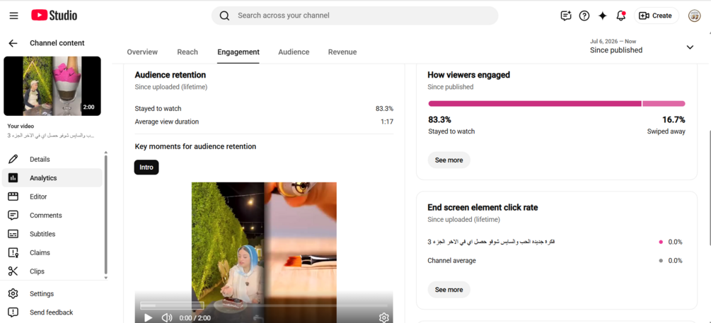 YouTube Analytics Proof 3