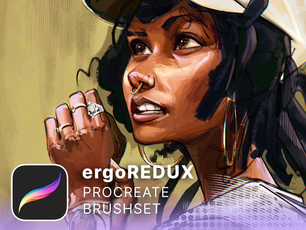 ergoREDUX PROCREATE Brushset! by e r g o . j o s h