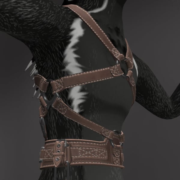 Rexouium Leather Harness