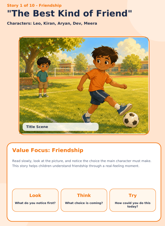 Little Lessons, Big Hearts — Book 2: 10 Stories About Friendship, Sharing, Forgiveness, Respect & Confidence preview image 10