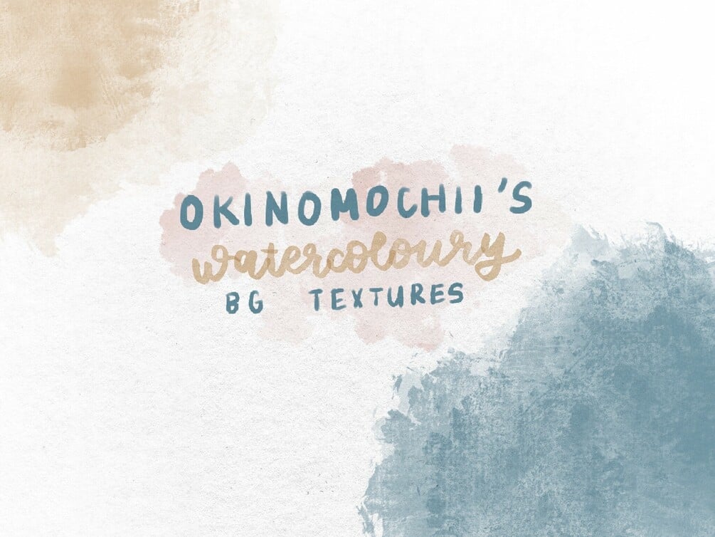 Soft Watercolour Background Brushes for Procreate by okinomochii