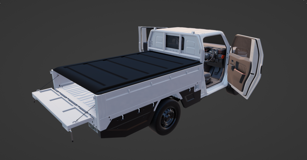 Toyota Hilux Rangga/Champ 3D Model