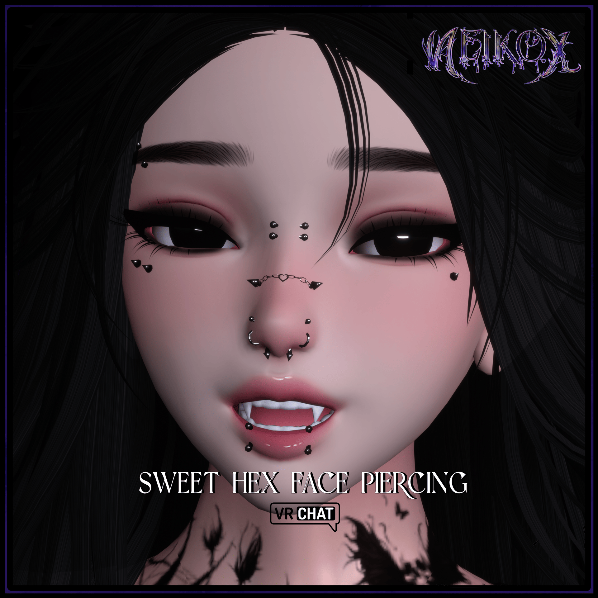 SWEET HEX PIERCINGS PACK | AMELIA HEAD | FREE