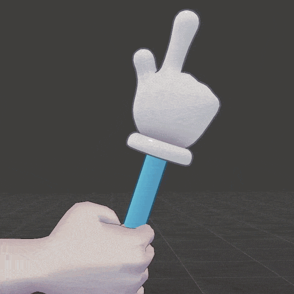 COMICALLY LONG Hand Pointer!
