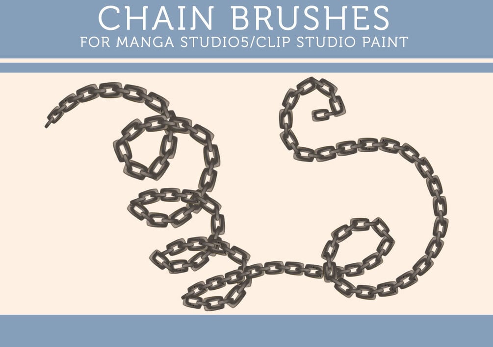 Chain brushes for Manga Studio 5 or Clip Studio Paint  FREE by Marina