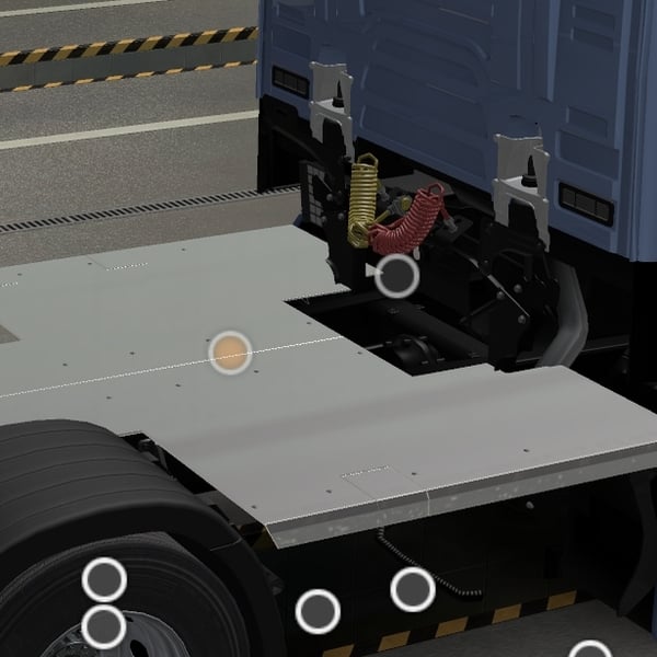 ; [chassis cover tuning part] Scania NG Geers chassi plate cover by WC007 D3SIGN