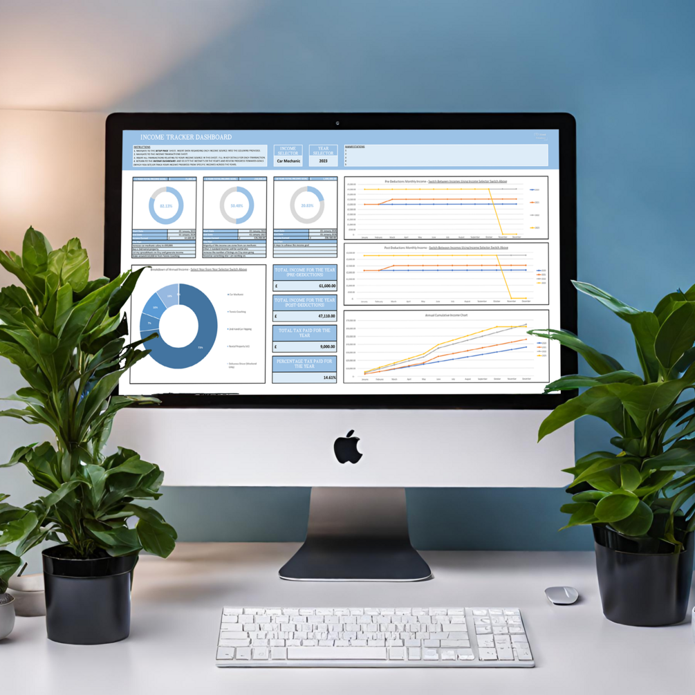Income Tracker Excel Spreadsheet