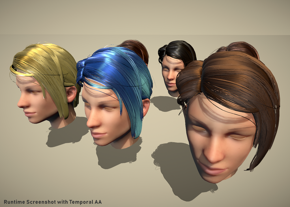 RoRamsay on X: Hair Shader for Unreal, Unity #PBR, Unity #HDRP