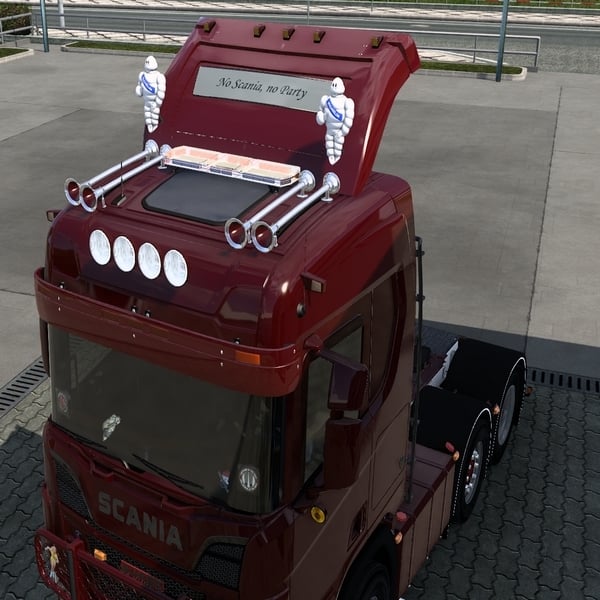 ,*[spoilers tuning part] Scania NG old style cab spoiler by WC007 D3SIGN