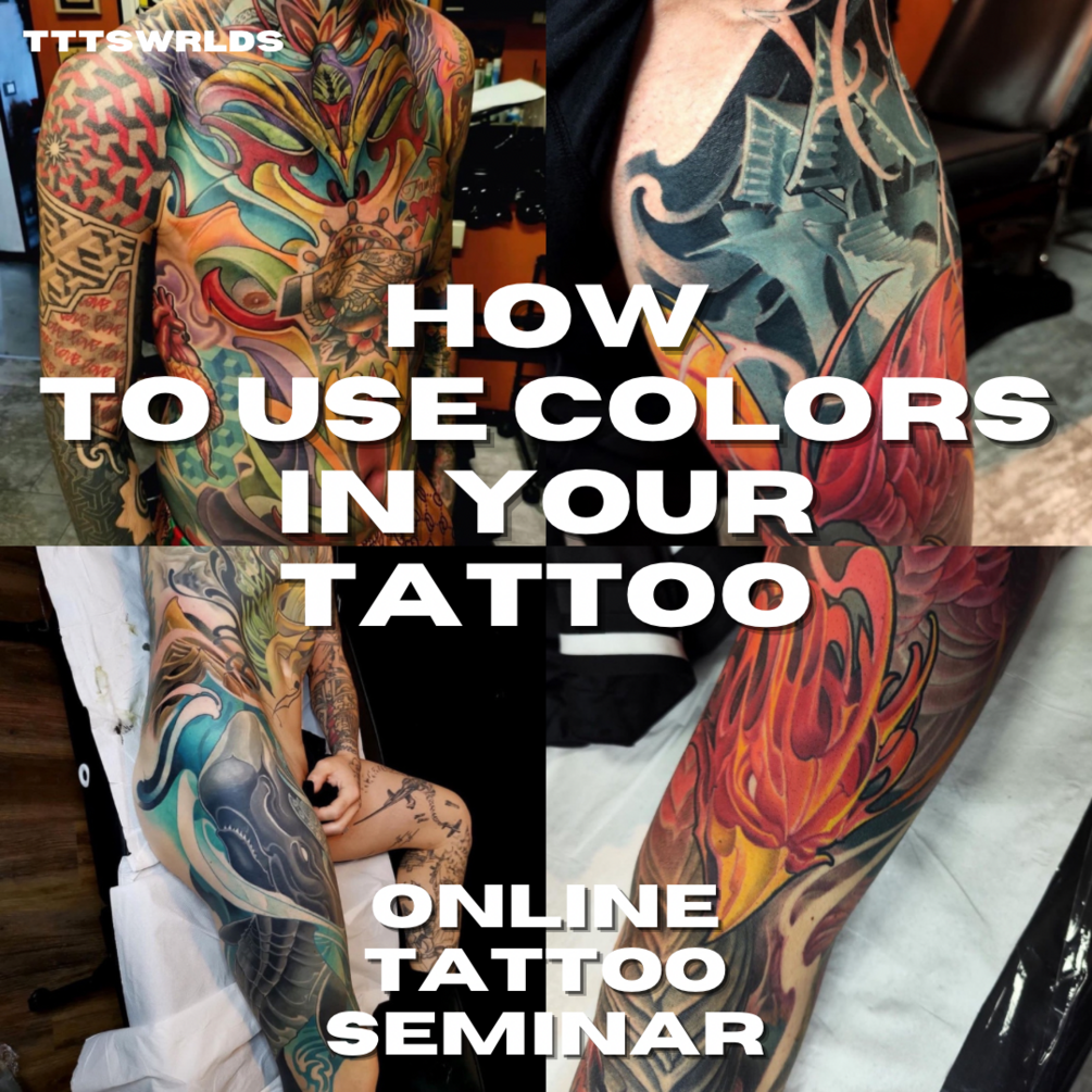 HOW TO USE COLORS IN YOUR TATTOO - BY LUCA NATALINI