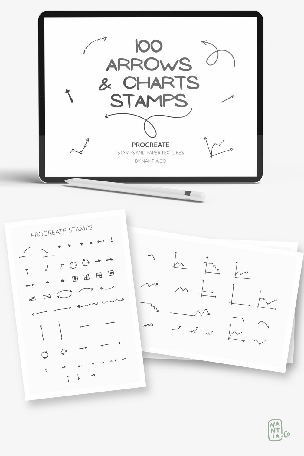 100 Arrow Stamp Brushes for Procreate by nantiaco