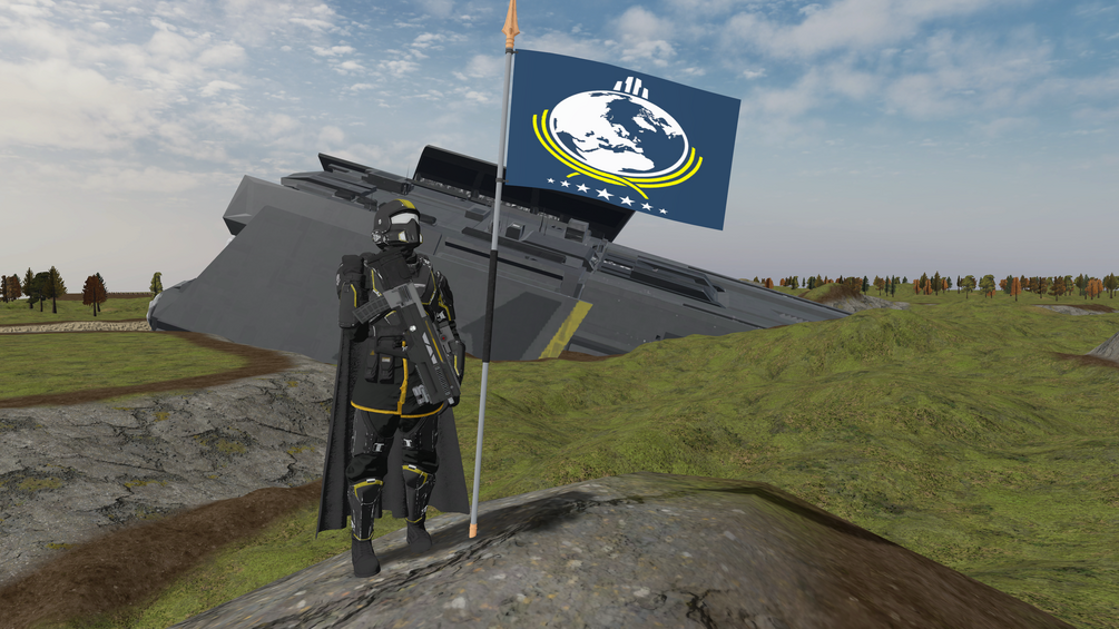 One True Flag from Helldivers 2 for VRChat