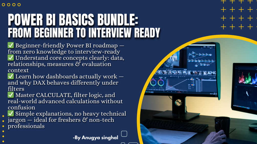 Power BI Basics Bundle: From Beginner to Interview-Ready