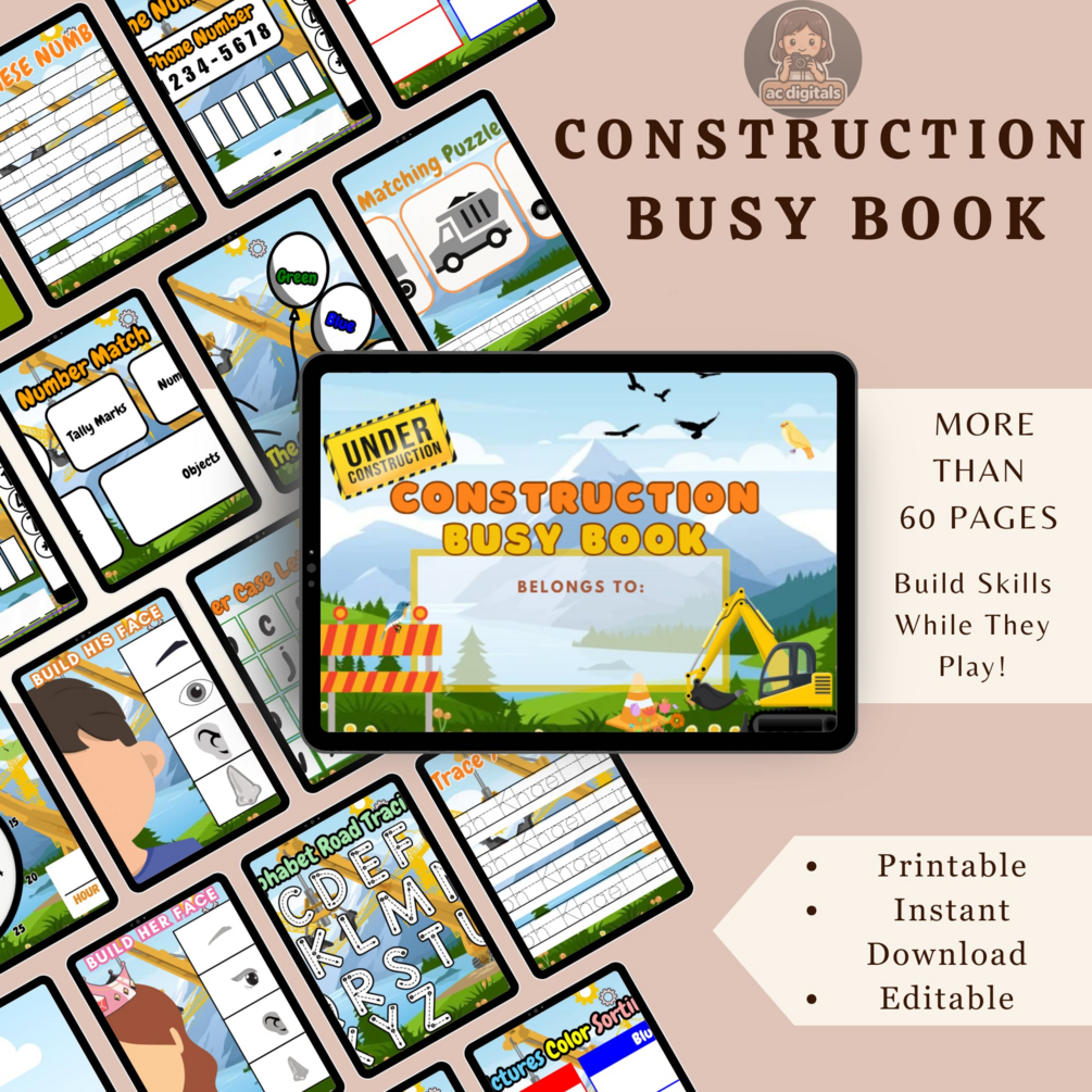 EDUCATIONAL BUSY BOOKS PREMUIM BUNDLE SET!