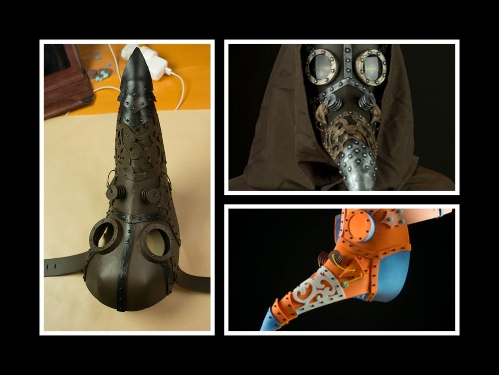 downloadable-steampunk-plague-doctor-mask-pattern