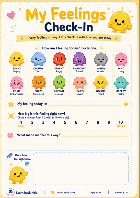 My Big Feelings Journal — A Safe Space for Every Emotion preview image 12