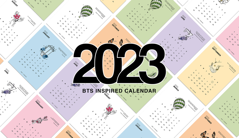 2023 BTS Calendars.