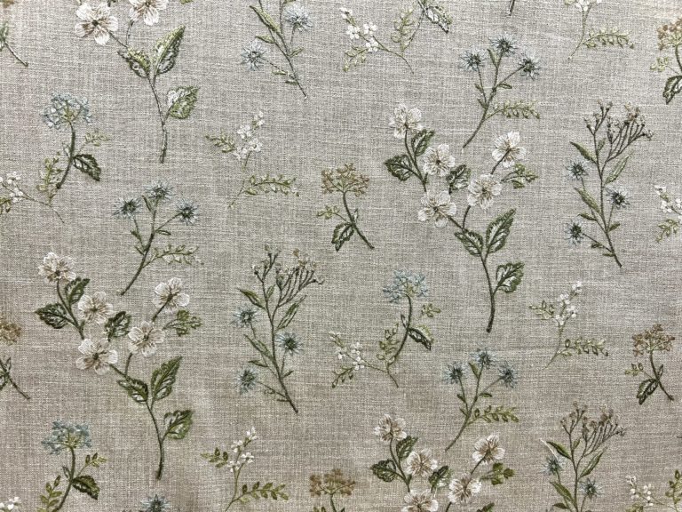 Jardin Serenity Embroidered Home Decor Fabric