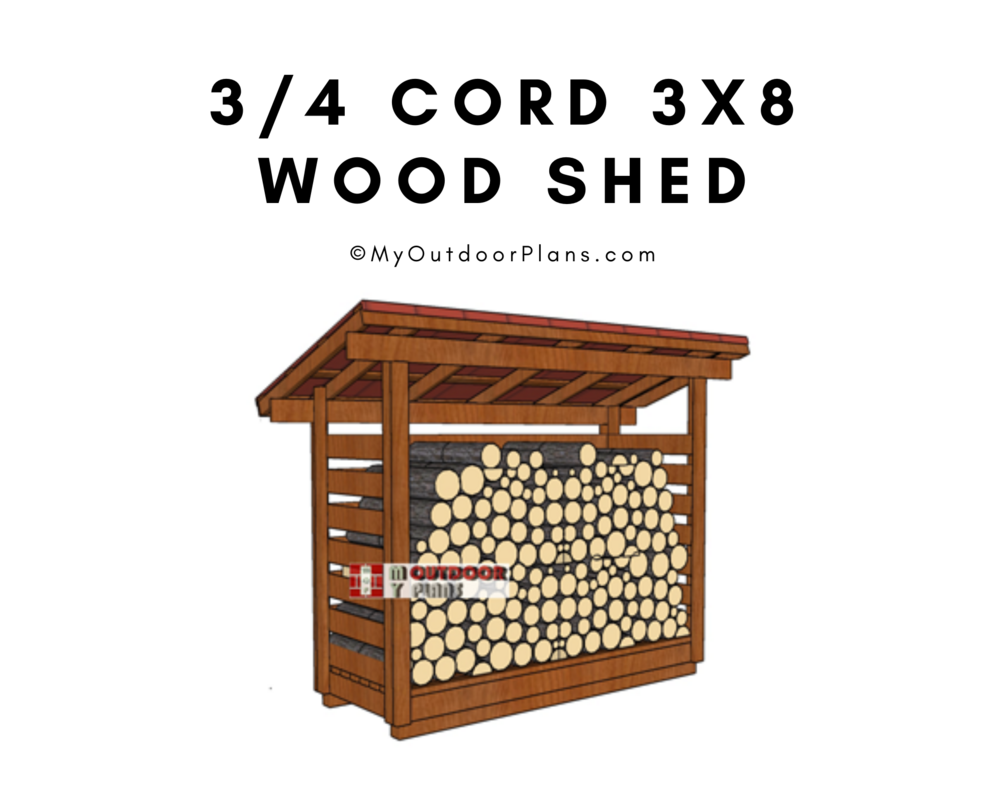 3 cord best sale wood shed