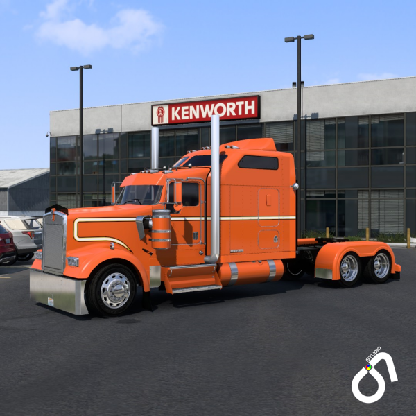 Kenworth W900L "The Horns" Paint Schemes by O.7 Studio Design Works