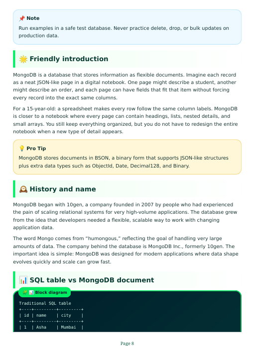 MongoDB Handbook — From Zero to Expert Complete NoSQL Database Guide preview image 13