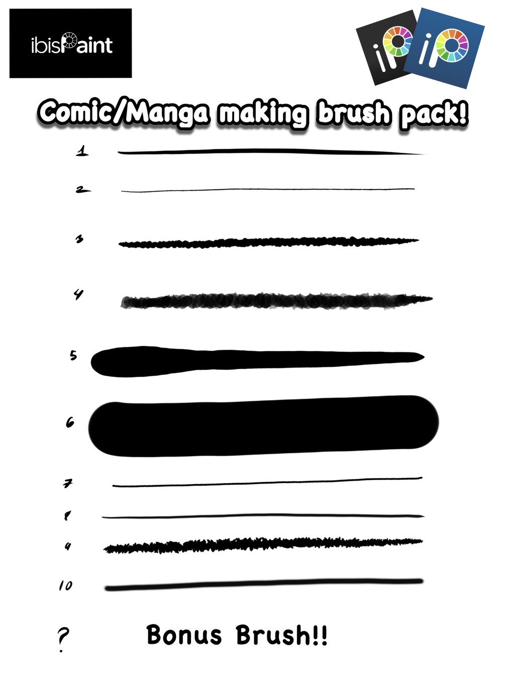 making Brush pack! (IbisPaint)